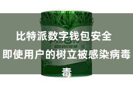 比特派数字钱包安全 即使用户的树立被感染病毒